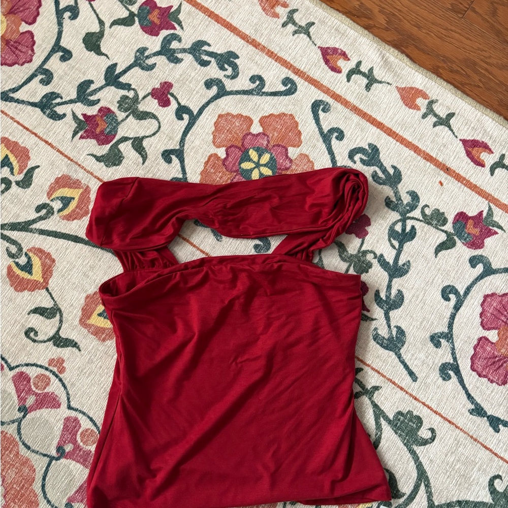 Reformation Red Camisole Top